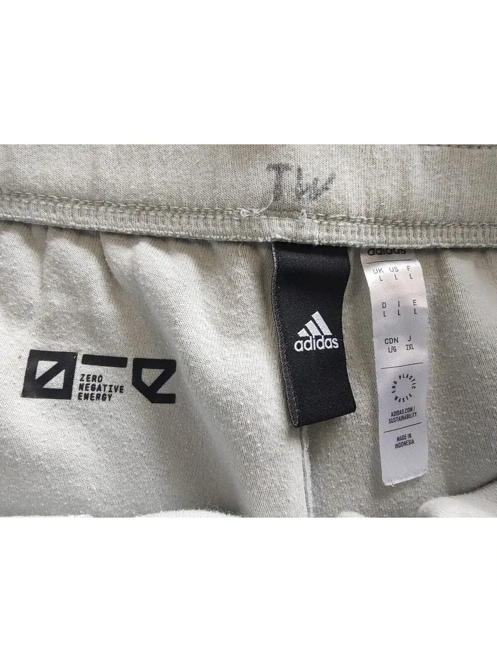 Adidas Zero Negative Energy Light Beige Jogger Sweatpants Size L